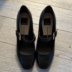 Dolce Vita Black Mary Jane Heels